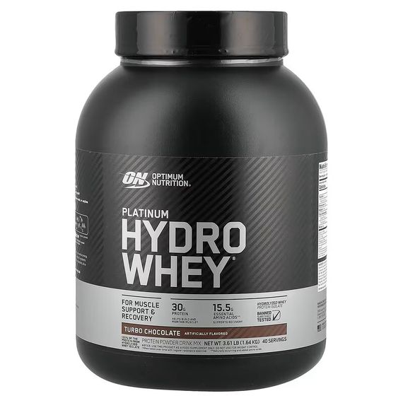 Протеїн Optimum Nutrition Platinum Hydro Whey 1.6 kg (Turbo Chocolate)