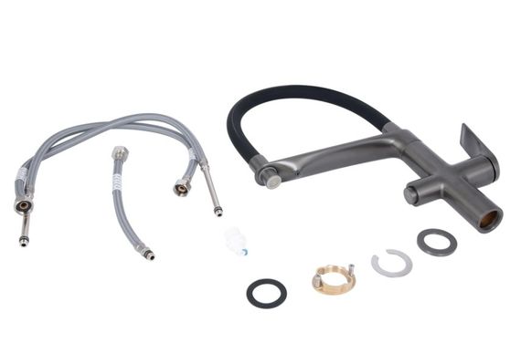 Змішувач для кухні Qtap Vlasta New з гнучким виливом з підключенням для питної води QTVLA364GMB45649 | Зображення 7