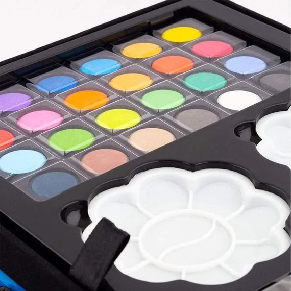 Детский набор для рисования в чемодане, 145 предметов, Голубой / Художественный набор для творчества / Набор | Зображення 8