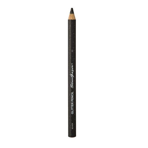 Глиттерный карандаш для глаз Черный Stargazer Glitter Pencil Black