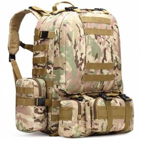Військово-тактичний рюкзак Molle Assault 55 L+ 3 органайзери, мультикам