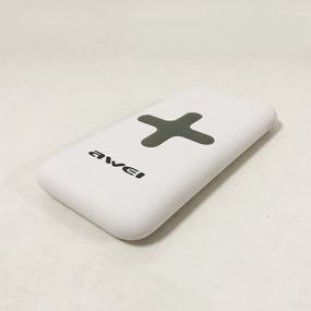 Power Bank AWEI P98K (Бездротова зарядка) 8000 mAh. JY-722 Колір білий