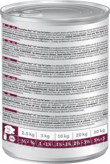 Вологий корм для собак Hill's Prescription Diet i/d Low Fat Chicken & Vegetable з куркою та овочами 354 г 606446 | Зображення 1