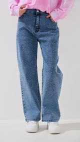Джинси для дівчинки  Dinomin 2121 146 см Блакитний shop (2000999481475)