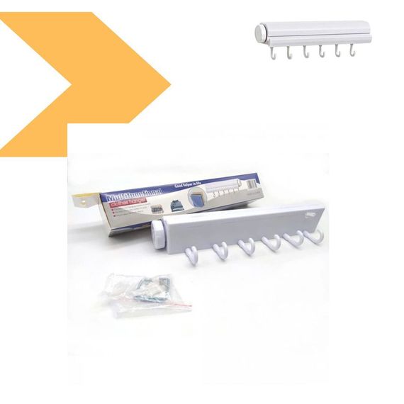 Автоматична мотузка для білизни з економією простору XPRO 12,8 м (123462630_261) | Зображення 1