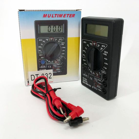 Цифровий мультиметр Digital DT-832, Хороший мультиметр для дому, NU-734 Тестер професійний | Зображення 7