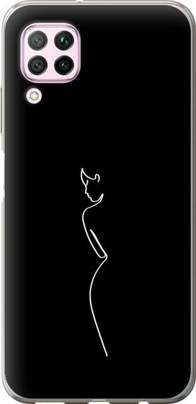 Чехол на Huawei P40 Lite Силуэт1 "4590u-1887-17620"