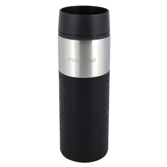 Термокружка Kamille KM-2098-Black 420 мл чорна