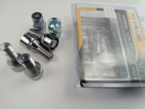 Болти секретні М14х28х1,50, Walline (374110 Х2) внутр./хром/конус