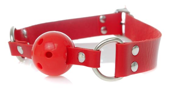 Кляп Fetish Boss Series - Ball Gag rubber Red 2, BS6100034 Sex Aura | Зображення 3