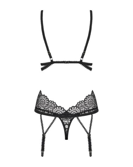 Корсет Obsessive Mixty corset Чорний L/XL | Зображення 5