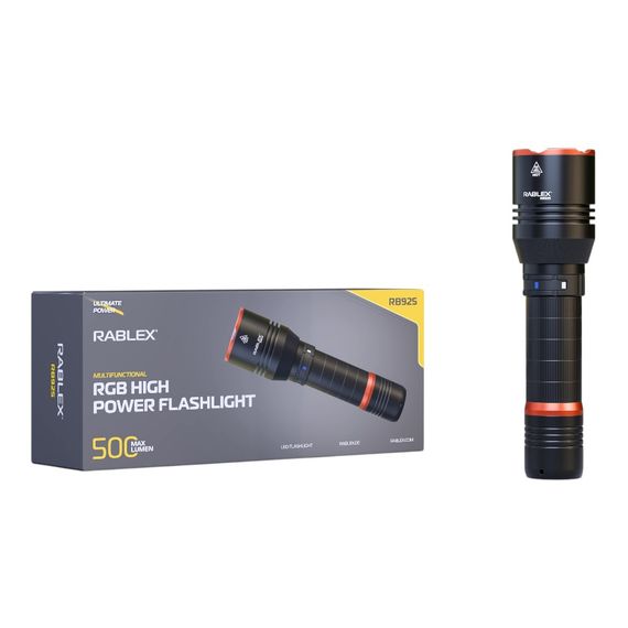 Ручний ліхтар Rablex RB925, WRGB LED, білий+червоний+синій+зелений, Type-C | Зображення 3