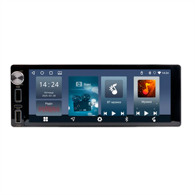 Автомагнитола PHANTOM MPA-6800 Android, 1Din, 2+64Gb, CarPlay, GPS, AndroidAuto