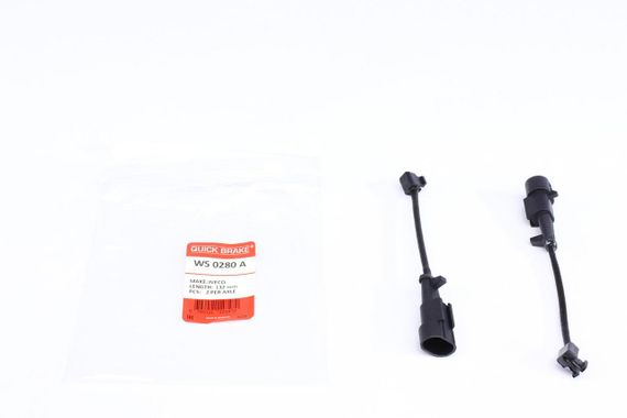 Датчик зносу гальмівних колодок передніх Iveco Daily IV V 06-14 L=135mm К-кт 2 шт. WS 0280 A