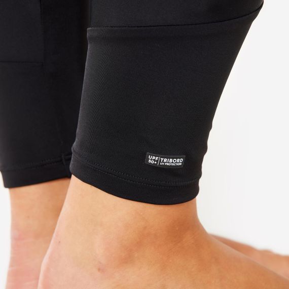 Легінси жіночі сонцезахисні для серфінгу чорні - M | Зображення 4