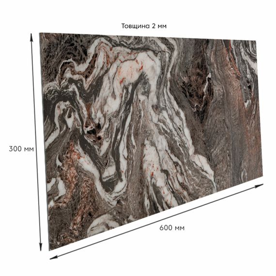 Самоклеюча стінова PET плитка 600*300*2mm (D) SW-00002313 | Зображення 2
