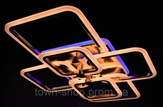 Люстра потолочная LED с пультом A2503/2+2+2-rgb-gd Золото 12х59х80 см. | Зображення 6