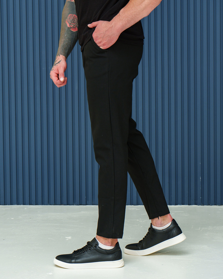 Штани змійка чорний чорн S XXL | Зображення 4