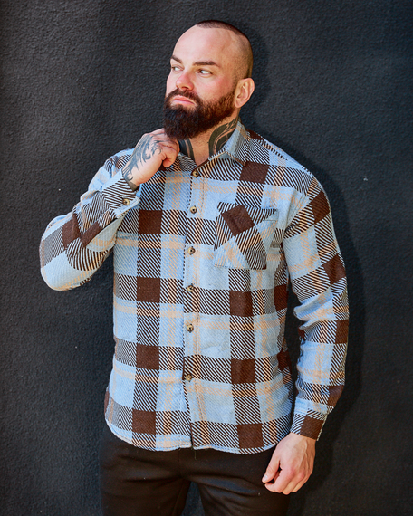 Тепла сорочка Ріо блакитний S | Зображення 3