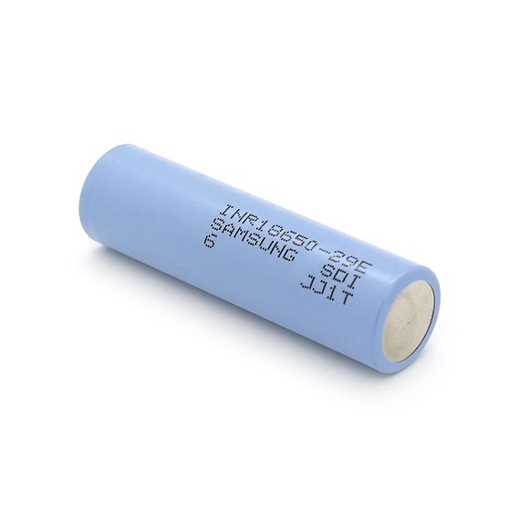 Аккумулятор Li-Ion 18650 Samsung INR18650-29E (SDI-6), 2900mAh, 8.25A, 4.2/3.65/2.5V, BLUE, 2 шт в упаковке, цена за 1 шт | Зображення 1