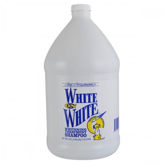 Шампунь Chris Christensen White on White для собак та котів для білої шерсті 3,8 л