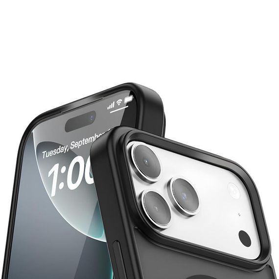 Чехол Ummi Colorful with MagSafe для Apple iPhone 17 Pro Max (6.9") Черный / Black | Зображення 6