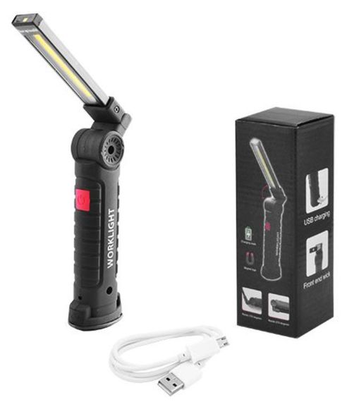 Світильник з червоним та білим світлом WORKLIGHT W-52 з магнітом та гачком ліхтар акумуляторний 18650 | Зображення 9
