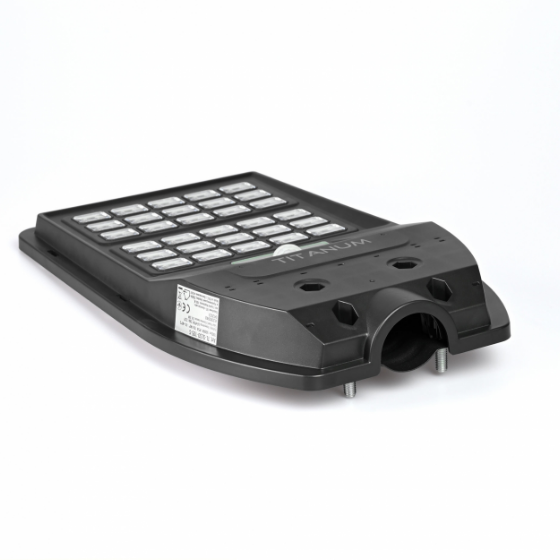 LED Ліхтар вуличний автономний сенсорний сонячний IP54 16W 700Lm 5000К TL-SLSO-105-S Titanum | Зображення 1