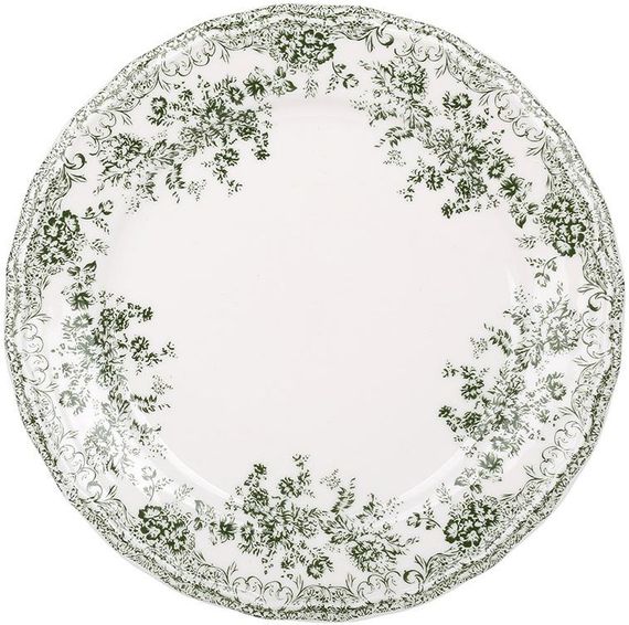 Тарілки порцелянові "Vintage Rose" Ø22см, 6 обідніх тарілок