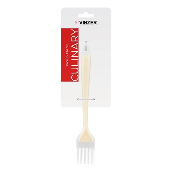 Пензлик кулінарний Vinzer Culinary VZ-50671 20.5х3.5 см бежевий | Зображення 3