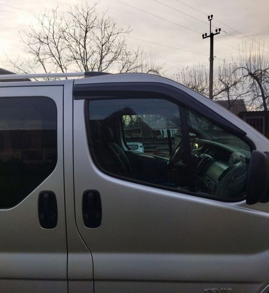 Вітровики (2 шт., EuroCap) для Opel Vivaro 2001-2015 рр | Зображення 2