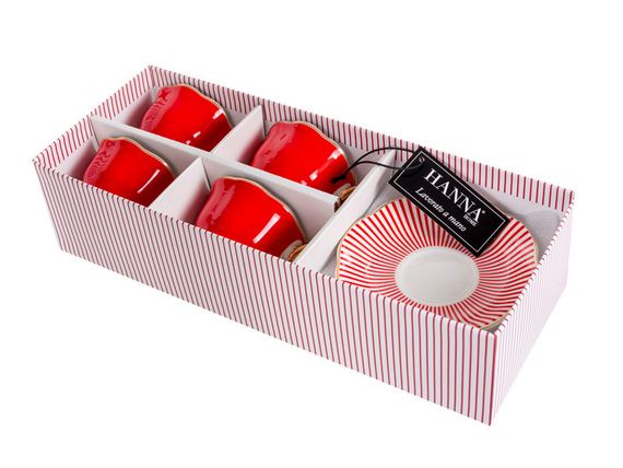 Набір кавовий Red Passion на 8 предметів 50 ml | Зображення 5