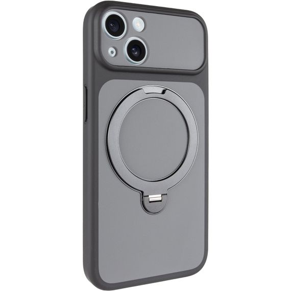 Чохол Ummi Full Camera with Magnetic Fit HQ Ring для Apple iPhone 13 (6.1") Black