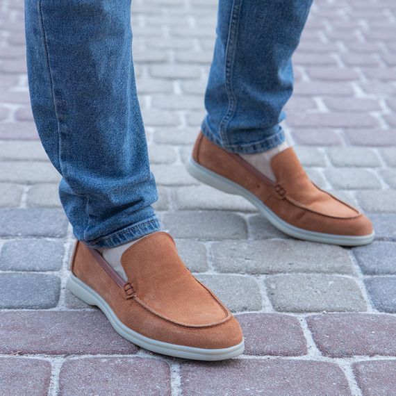 Замшеві чоловічі туфлі у неймовірному кольорі 40 розмір | Зображення 2