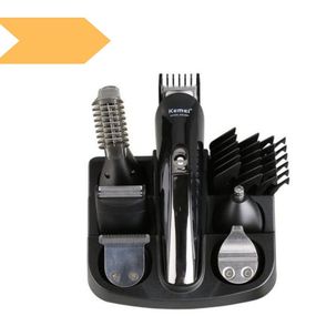 Машинка для стрижки XPRO Kemei  KM-600 11в1 (40) Чорний/Сріблястий/Синій (MER-13116_454)