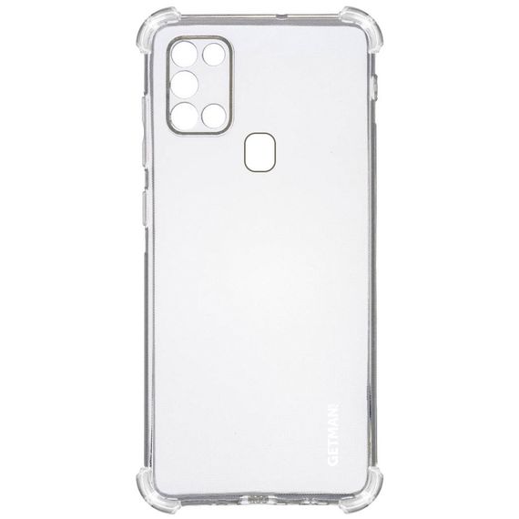 TPU чехол GETMAN Ease logo кути посилені для Samsung Galaxy A21s