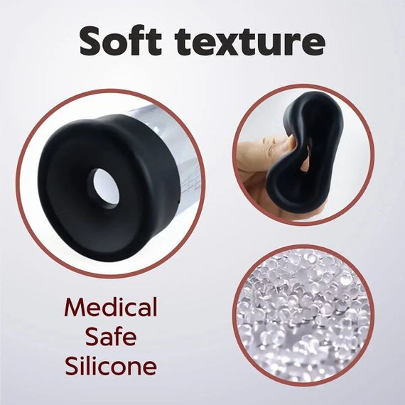 Вакуумна помпа Men Powerup зі стрілковим манометром і ручним насосом | Зображення 3