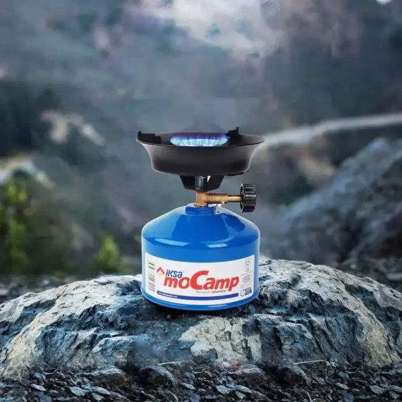 Газовий пальник-плита з п'єзопідпалом Iksa MoCamp / Портативний  похідний пальник / Туристична плита | Зображення 1