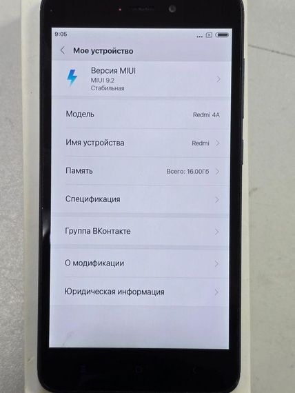 Мобильний телефон Xiaomi redmi 4a 2/16gb бу | Зображення 2