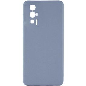 Силиконовый чехол Candy Full Camera для Xiaomi Poco F5 Pro Серый / Smoky Gray