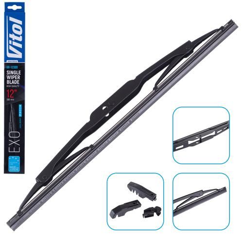 Щітка склоочисника каркасна VITOL EXO 12" (300 мм)