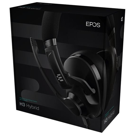 Ігрові навушники EPOS H3 Hybrid Onyx Black (1000890) | Зображення 1