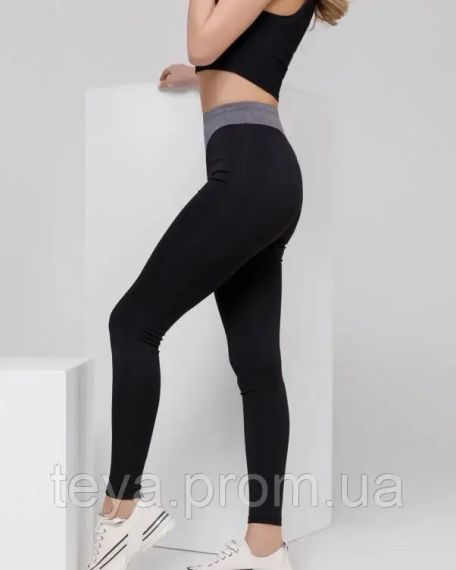 Легінси колір чорний/сірий розмір M FI_002731 | Зображення 1