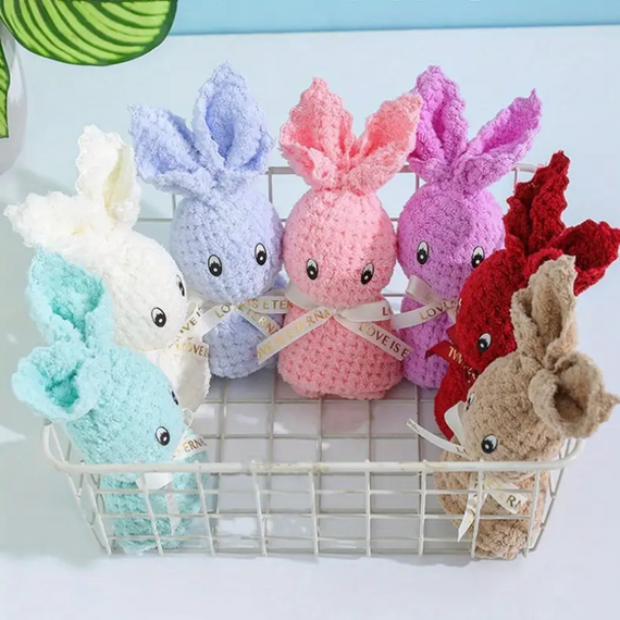 Універсальний подарунковий набір рушників у вигляді зайчика, 21*12cm, 25-817