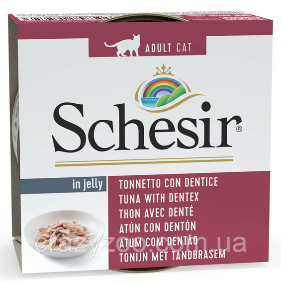 Вологий корм для котів Schesir Tuna with Dentex Тунець із зубаном 85 г 172723 | Зображення 2