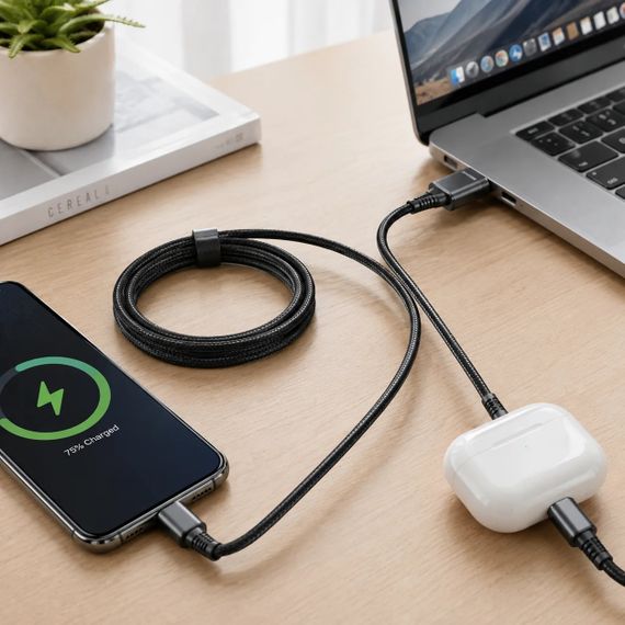 Кабель USB — Lightning 26X-197 1 м | Зображення 1