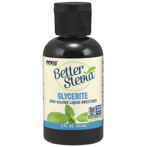 Заменитель сахара NOW Foods Better Stevia Liquid Glycerite 60 ml /375 servings/