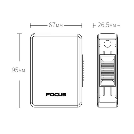 Портсигар С USB Зажигалкой И Выбросом Сигарет FOCUS  ПА-29 | Зображення 3