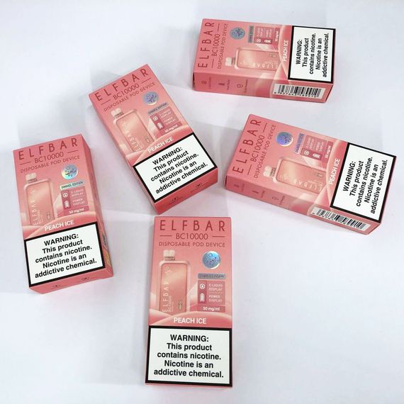 Elf Bar BC10000 смак Персик (Peach Ice) (ws25661-9) | Зображення 8