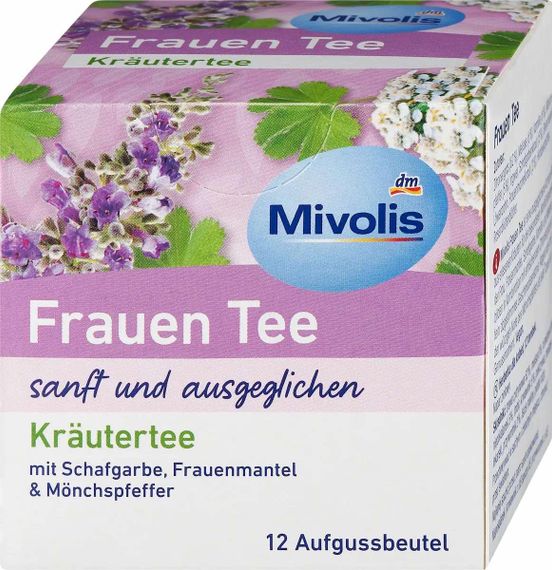 Трав’яний чай для жінок Mivolis Frauen Tee, 12 пакетиків, Німеччина